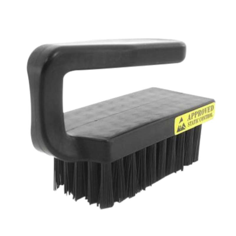 Conductive Plastic Brush with Synthetics Fibers, 3-3/4 x 2-3/4"